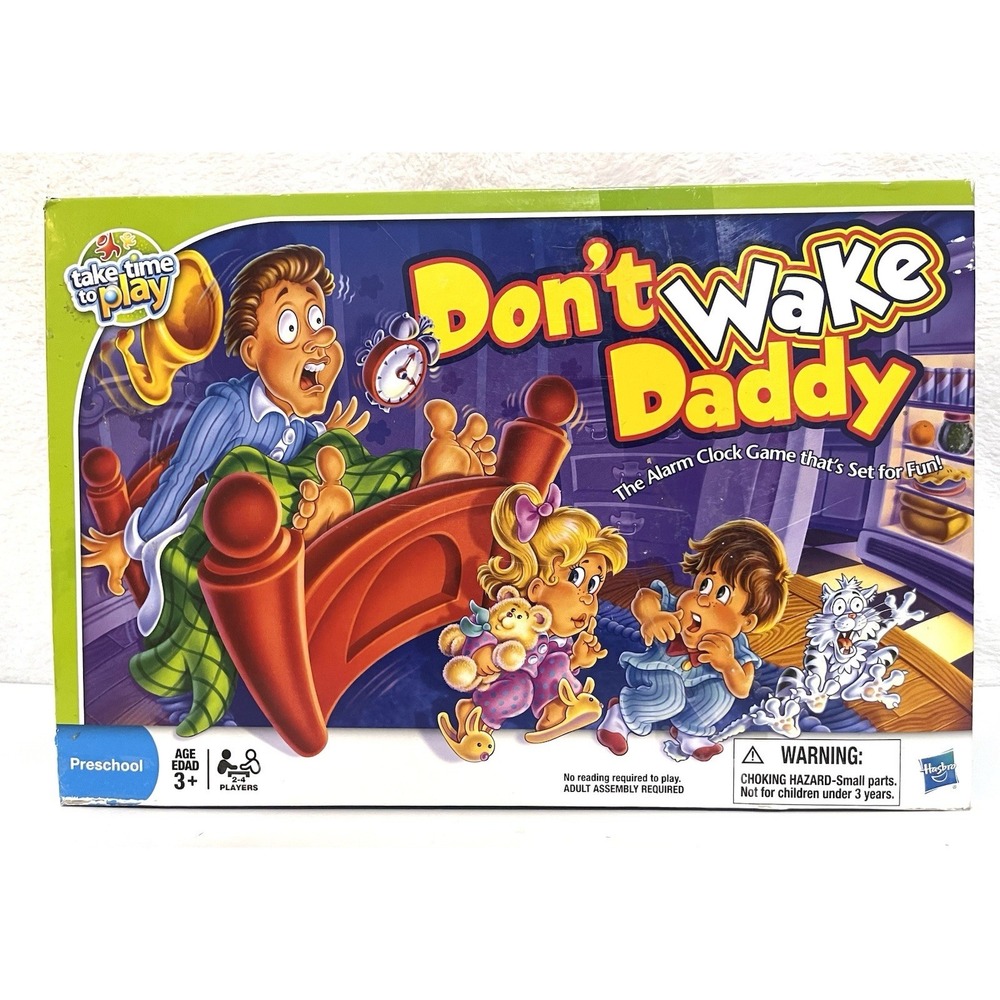 Don't Wake Daddy 1992 Parker Brothers Board Game Color Matching {99% Complete!}